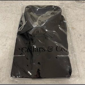Collars & Co. Black Dress Polo XL